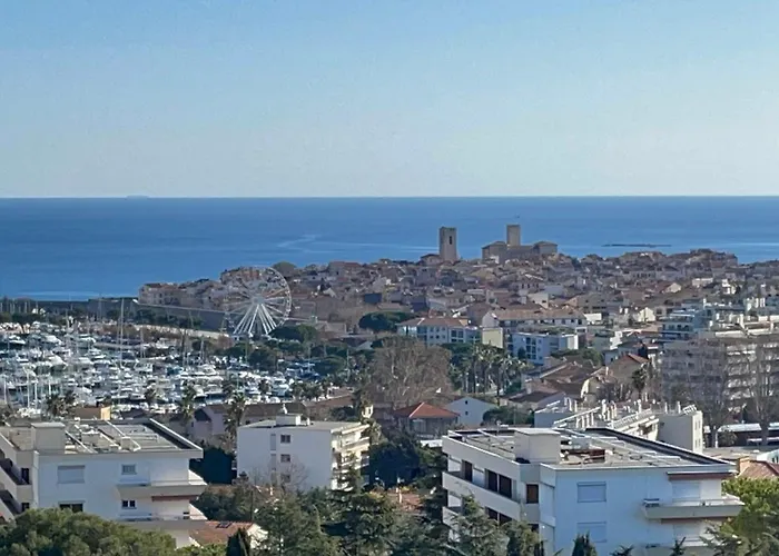 Superbe 2 Pieces Vue Mer, Piscine, Parking Daire