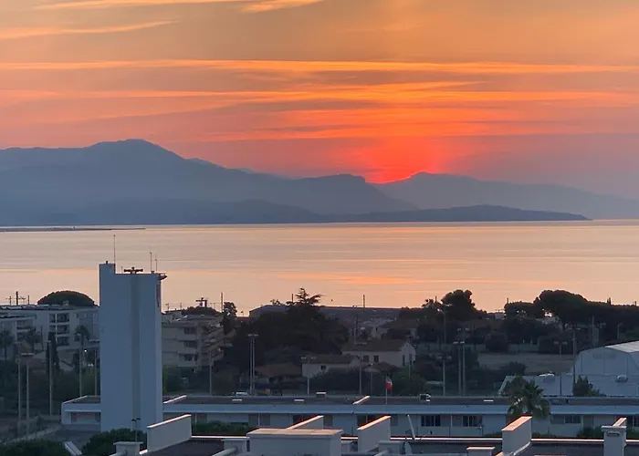 公寓 Superbe 2 Pieces Vue Mer, Piscine, Parking